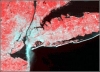 Satellite View on 9-11 Showing Billowing Smoke coming from North America - NY City