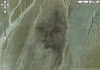 We find it impossible to believe that Google didn't spot this ghostly Turin shroudesque image of Our Lord in the South American sands