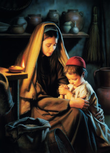 Mary and Her Little Boy Jesus