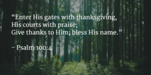 Give Thanks and Praise